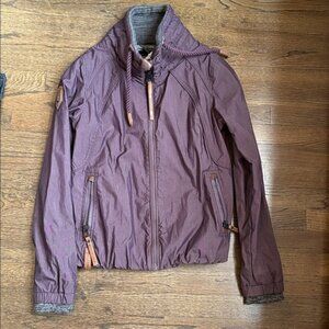 NWT Naketano Women's Plum Bomber Jacket